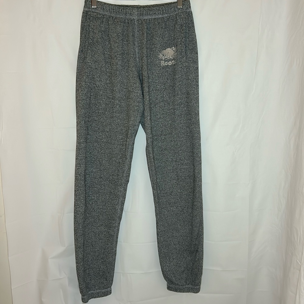 Roots sweatpants women’s extra small gray cozy athleisure  cozycore slowfashion